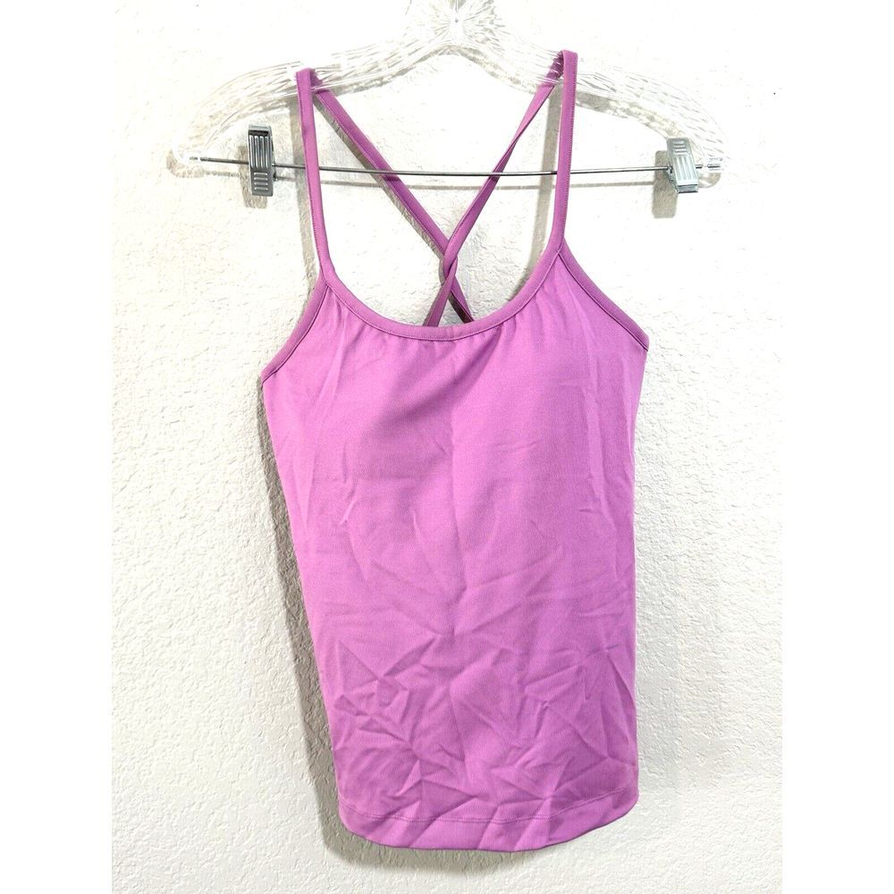 Athleta  Bra‎ Cup Tank Top-Purple 32B